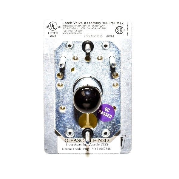 Amico O-FASC-DI-U-N2O Medical N2O DISS Latch Valve Assembly - Image 3