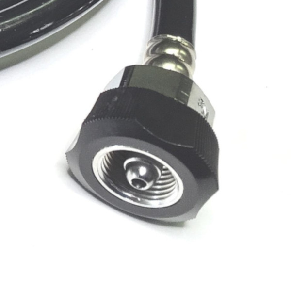 N2 Hose Schrader Female 1120 DISS Hand Tight 5 Ft