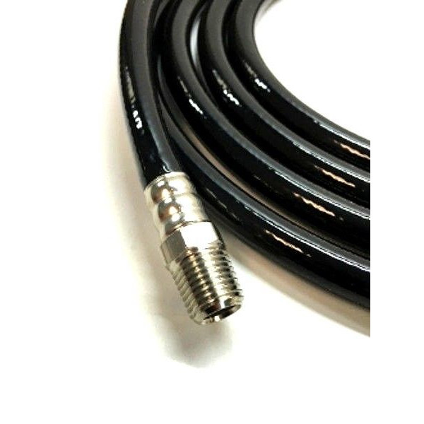 Medical Nitrogen Hose 1/4 Inch Male NPT by 5/8-18 Rh Male 10 Ft - Image 2