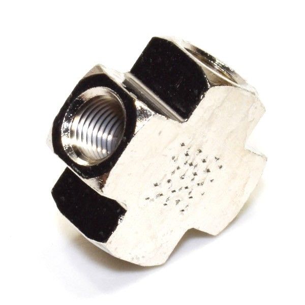 Precision Medical 7037 Cross Pipe by 1/4 Inch NPT female (All Ports) - Image 2