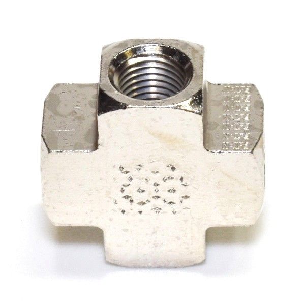 Precision Medical 7037 Cross Pipe by 1/4 Inch NPT female (All Ports) - Image 3