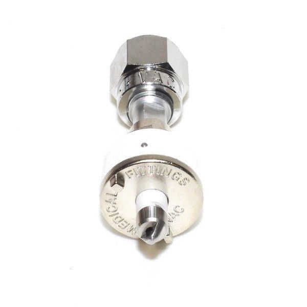 Precision Medical 2306 Vacuum Ohmeda Male 1220 DISS Hex Nut Coupler - Image 4