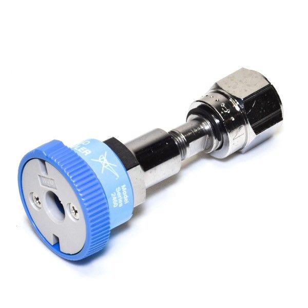 Precision Medical 2466 N2O Ohmeda Female 1040 DISS Hex Nut Coupler - Image 2