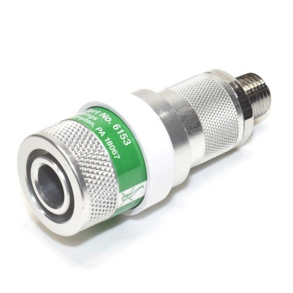 Precision Medical 6153 O2 Schrader Female Coupler - Image 2