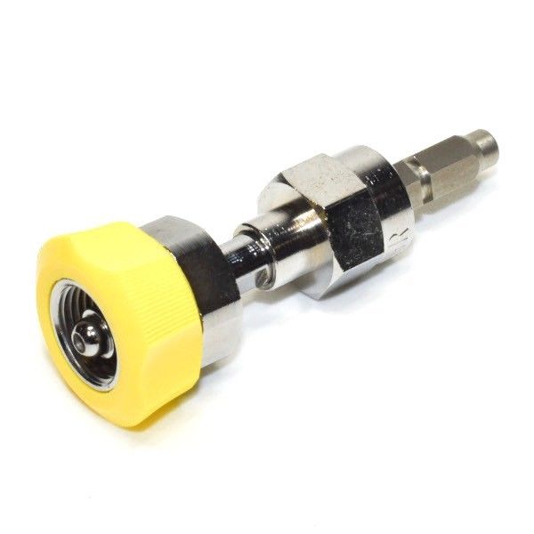 Precision Medical 6208S Medical Air Schrader Male DISS 1160 Hand Tight Coupler - Image 2