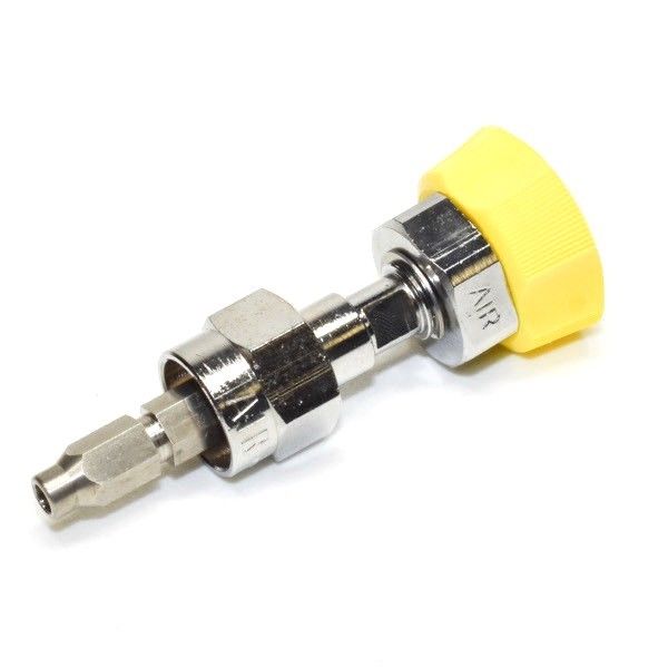 Precision Medical 6208S Medical Air Schrader Male DISS 1160 Hand Tight Coupler - Image 4