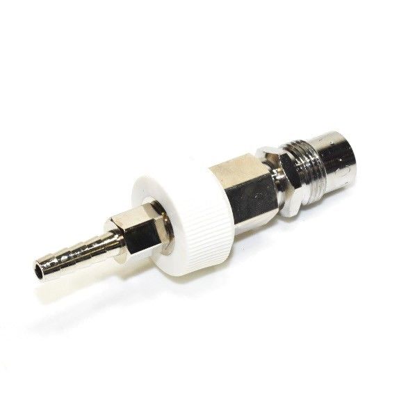 Precision Medical 0761 Vacuum DISS Male by 1/4 Inch Hose Barb with Knob and Check Valve
