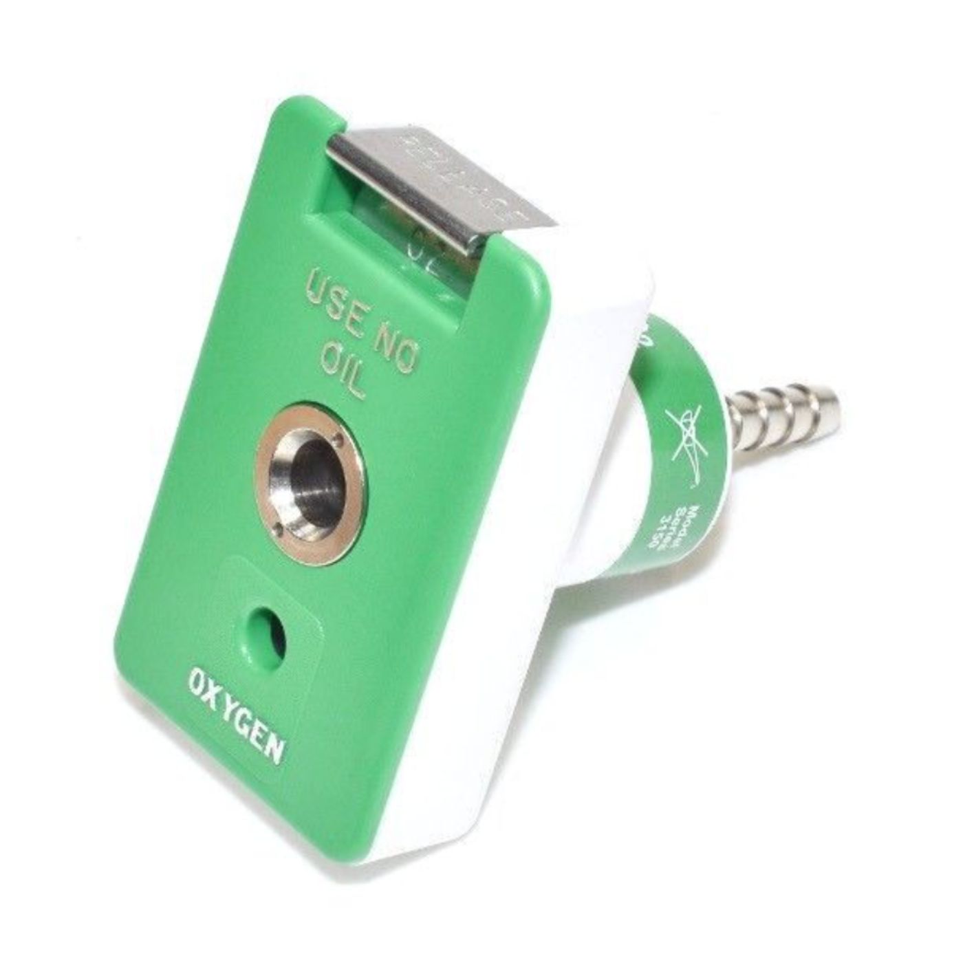 Precision Medical 3154 Oxygen Chemetron Coupler by 1/4″ Hose Barb - Image 2