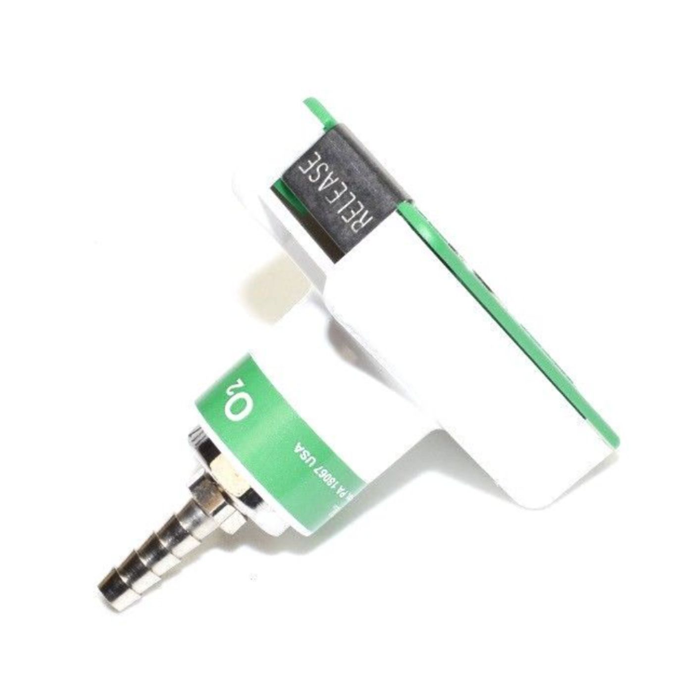 Precision Medical 3154 Oxygen Chemetron Coupler by 1/4″ Hose Barb - Image 4