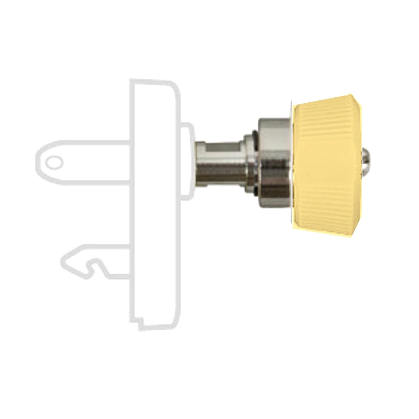 Precision Medical 3208 Medical Air Chemetron Male Coupler - Image 2