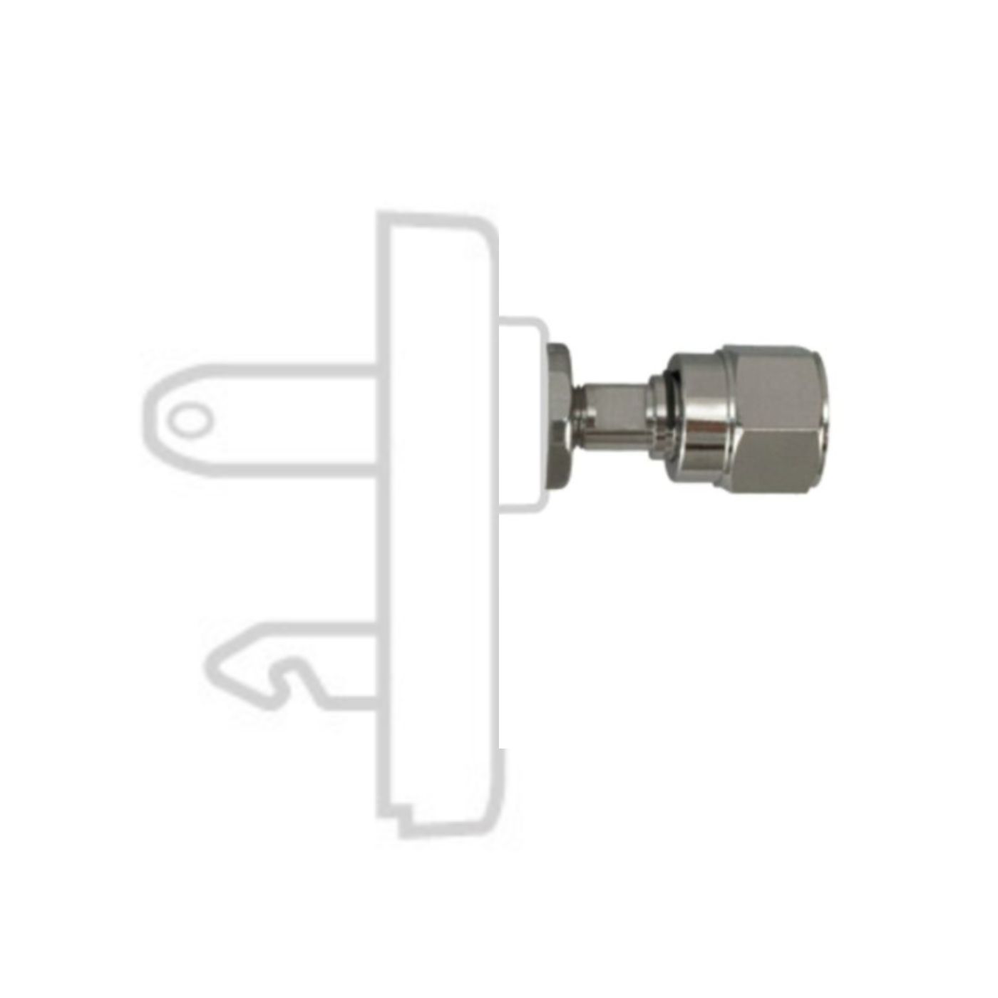 Precision Medical 3214 Medical Air Chemetron Male DISS Male Coupler - Image 2