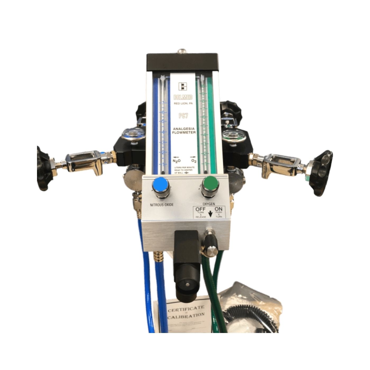 Belmed F300 Flowmeter System with 4 Cylinder Yoke Block - Image 3