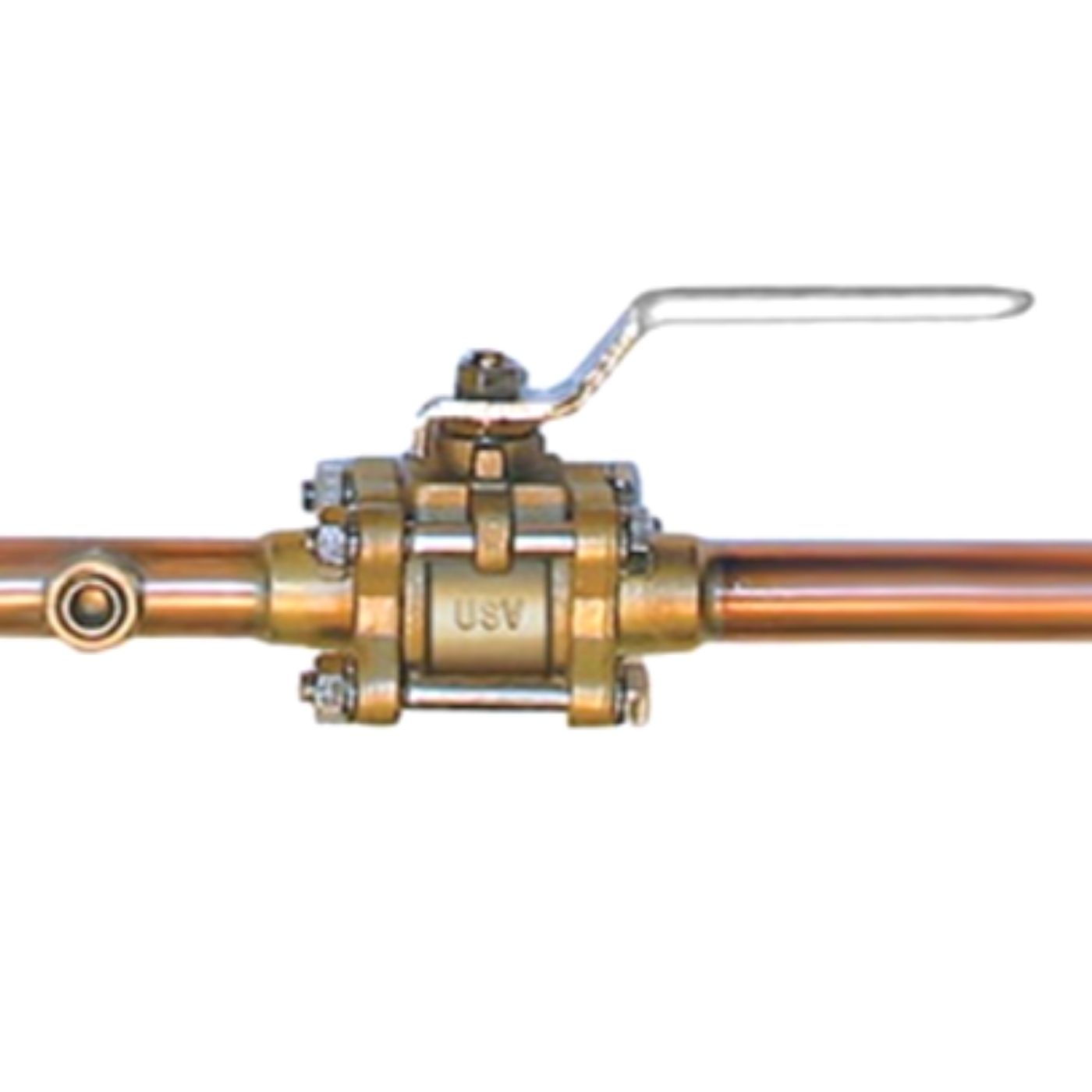 US Valve 41050-01 Shutoff Valve Ball Valve Oxygen Clean 1/2"