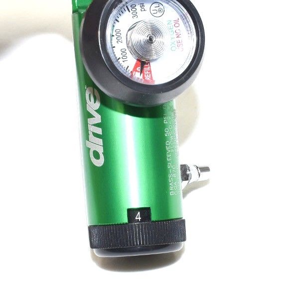 Drive Medical 18300GN Pediatric O2 Compact Regulator - Image 5