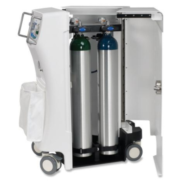Porter SENTRY-44AV Sentry Sedate Portable Enclosed 4 Cylinder O2/N2O System AVS - Image 2