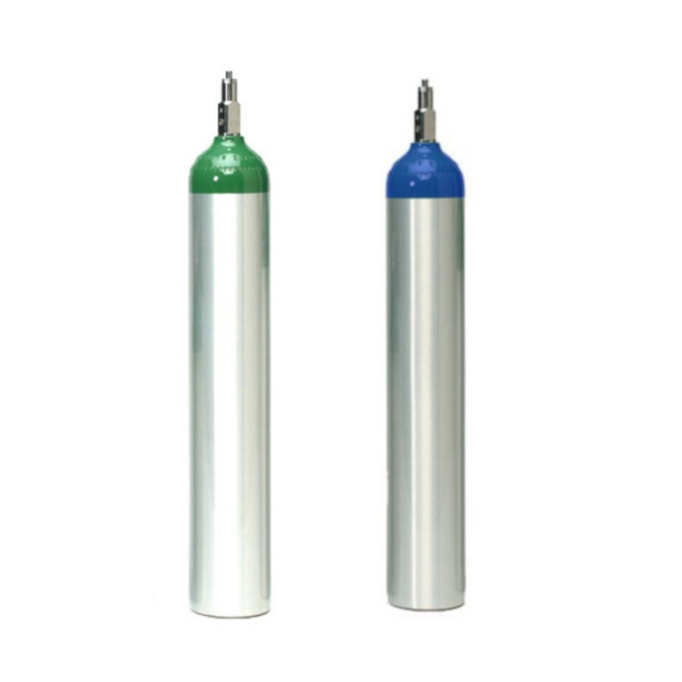 E Aluminum Cylinder Set O2 and N2O