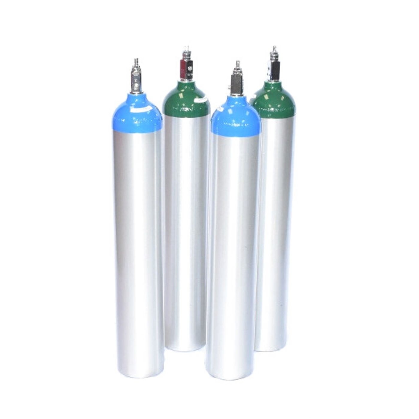 E Size Cylinders Medical Aluminum Set of 4