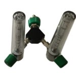 Precision Medical Y8MFA1005 DUAL Oxygen Flowmeter Ohmeda