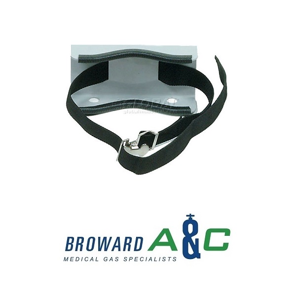 Wall Mountable Single H or T Cylinder Bracket Restraint