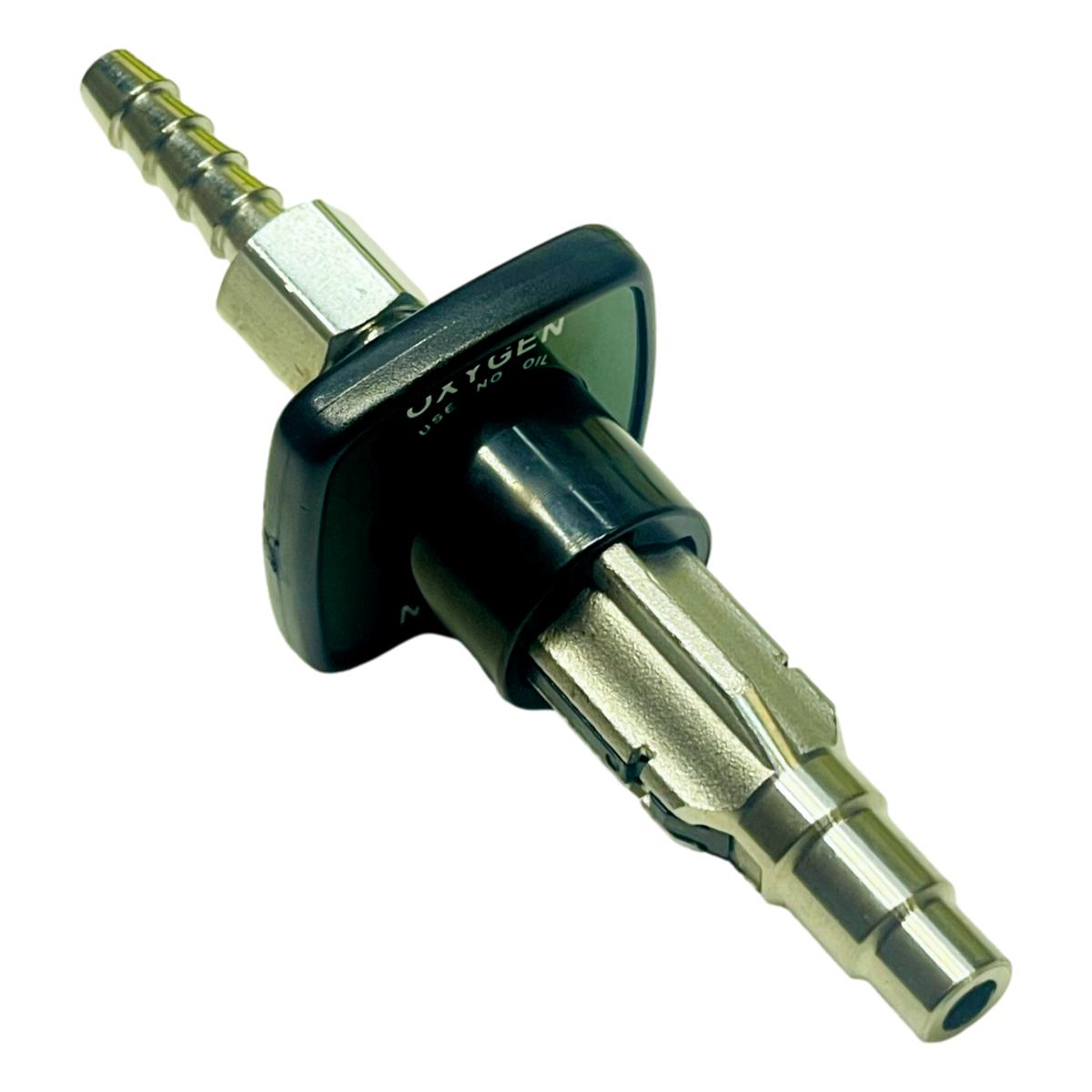 Precision Medical 8111 Oxygen Medstar Quick Connect by 1/4 Inch Hose Barb