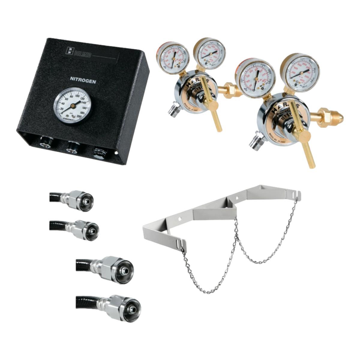 Belmed N100 Two Nitrogen Cylinders Manifold System