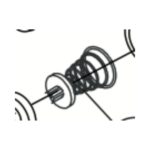 Beacon Medaes Puritan-Bennett Pressure Latch Valve Assembly Spring & Poppet