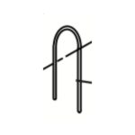 Beacon Medaes 6-833953-PG Front Latch Plate Spring U-Clip