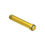 NIPPLE w O-RING / AR, HE, N2 / CGA 580 / 1/4" MNPT / 3.5" LONG / BRASS / 3000 PSI