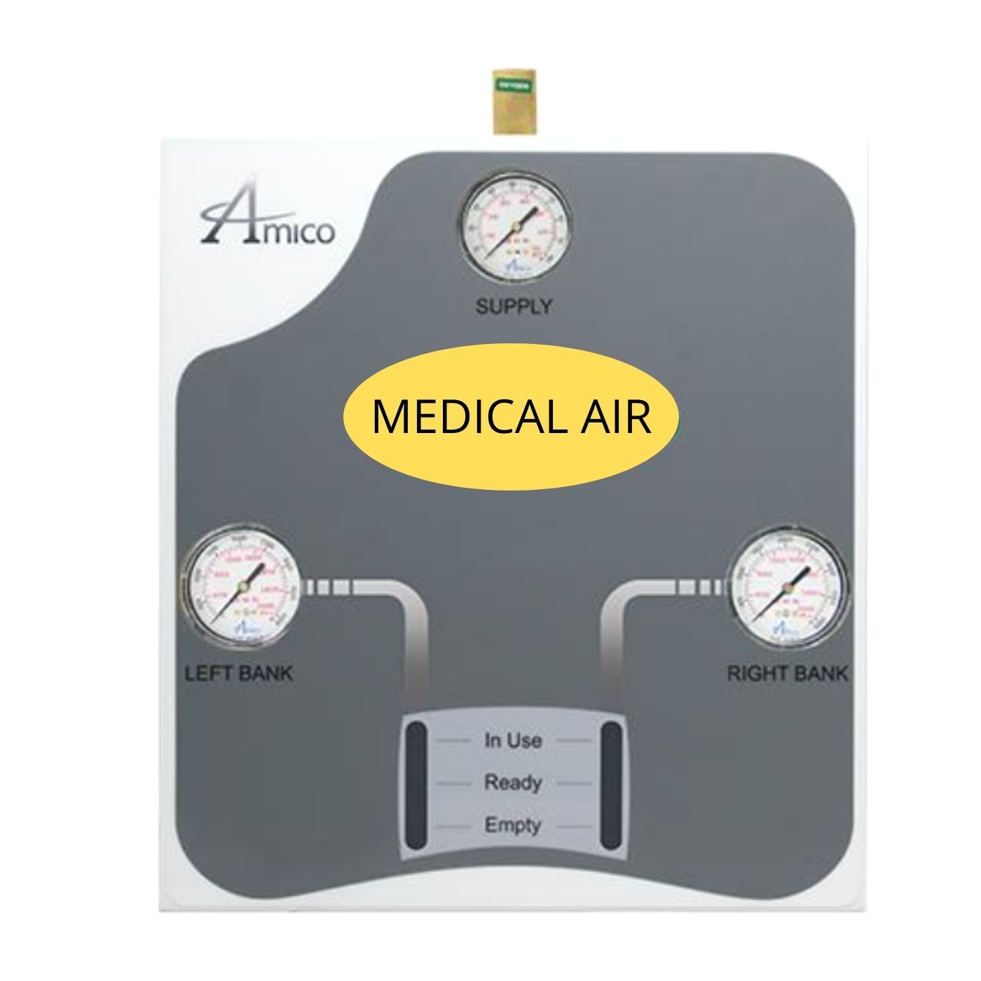 Amico M3A-DL-HH-U-AIR Automatic Dome Loaded Analog Manifold - MEDICAL AIR