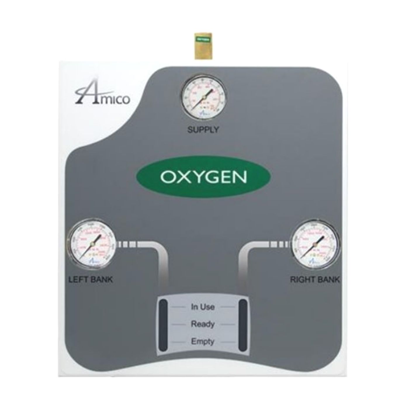 Amico M3A-DL-HH-U-OXY Automatic Dome Loaded Analog Manifold - OXYGEN