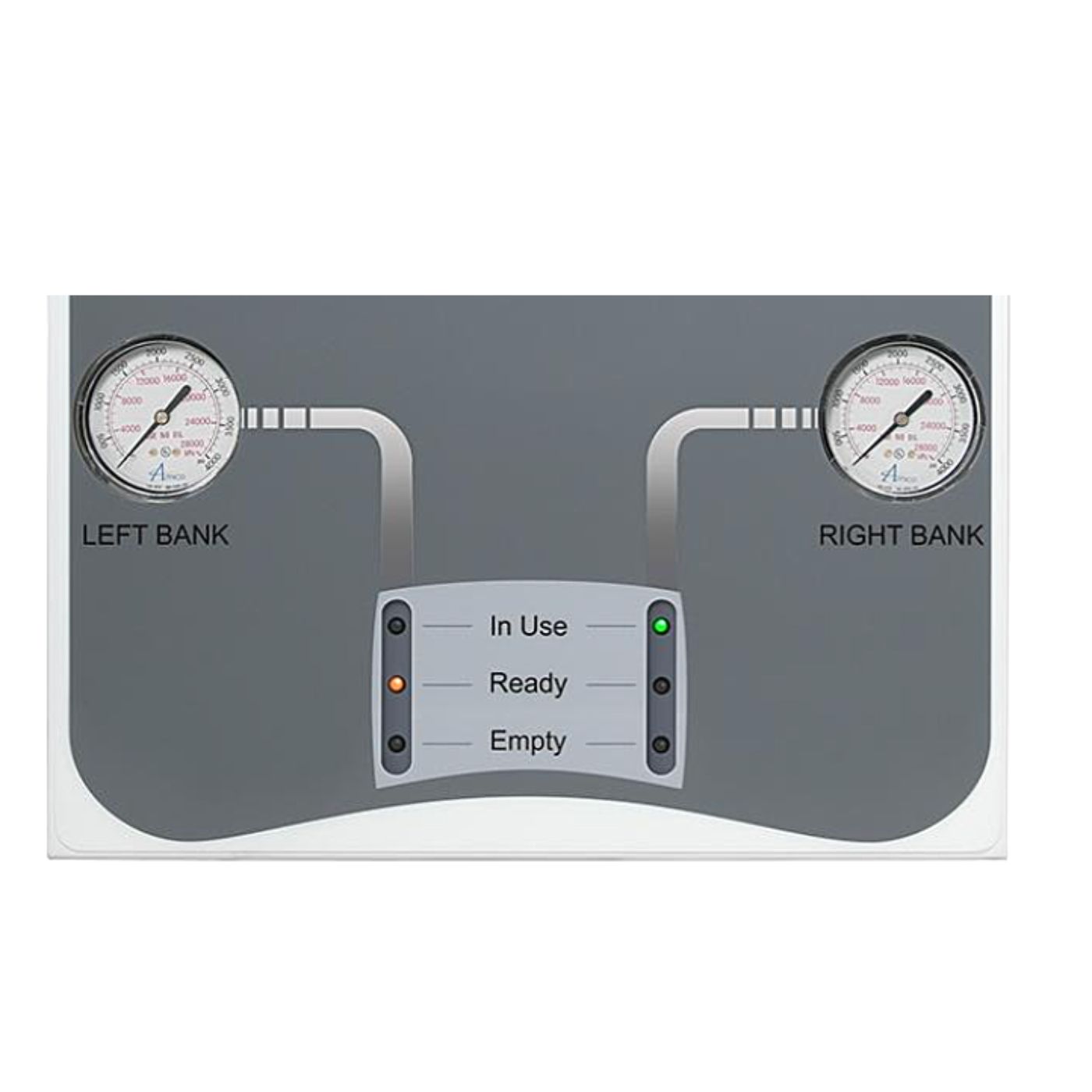 Amico M4D-DL-HH-S-OXY O2 Dome Loaded Automatic Digital Manifold - SPANISH - Image 2