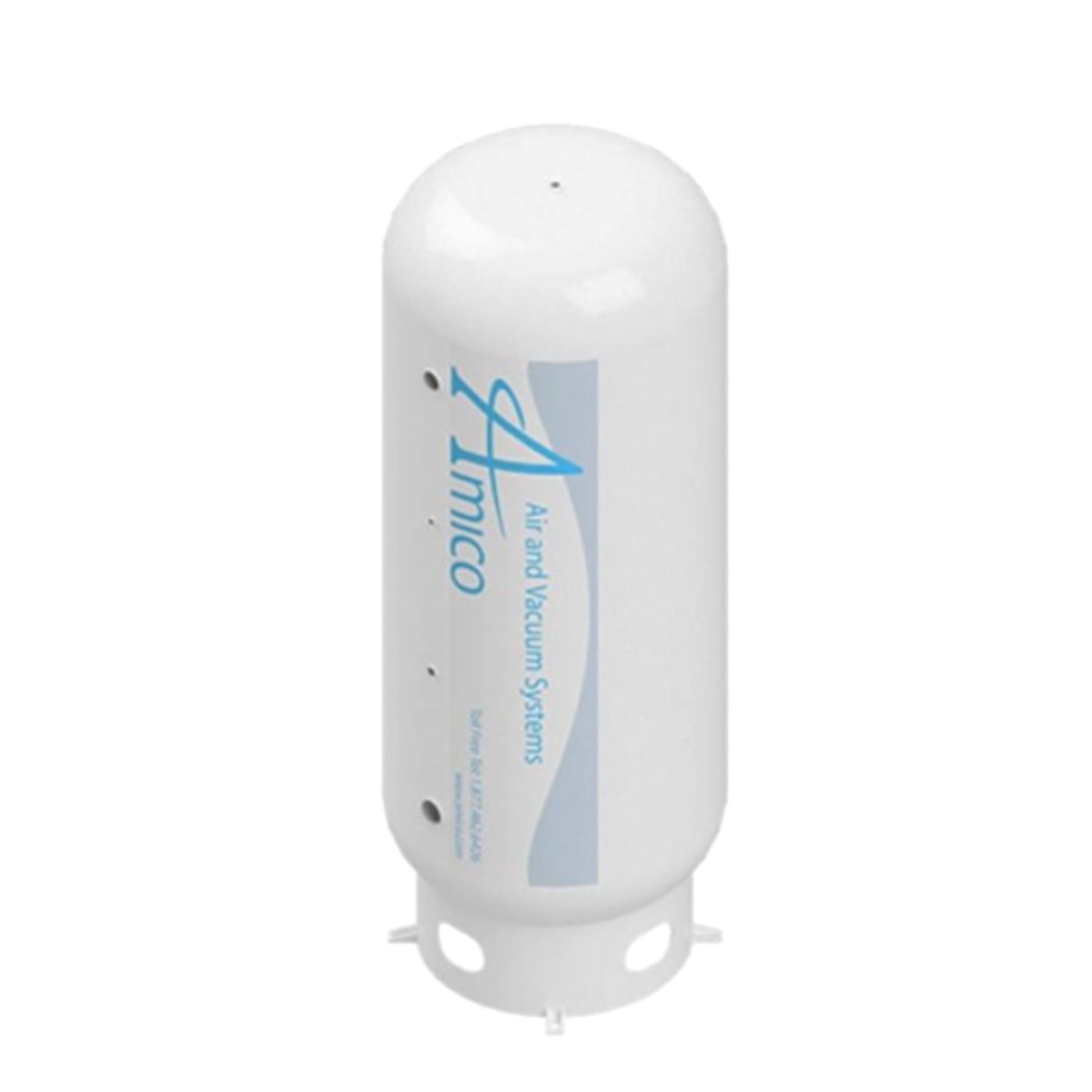 Amico V-RVD-D-080P-TS-N-030-46063-N 3 Hp Duplex Vertical Tank Mount Oil-Less Rotary Vane Medical Vacuum Pump System NFPA - Image 2