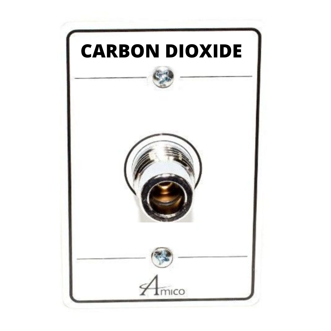 Amico O-FACS-DI-U-CO2 Medical CO2 DISS Front Latch Valve Assembly