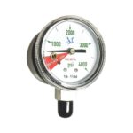 Pegasus S2000-1/4 O2 Gauge Low Pressure Alarm