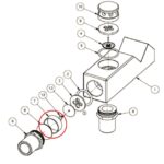 Porter 10431102 Spacer Spare Part for MDM & RA Outlet Housing