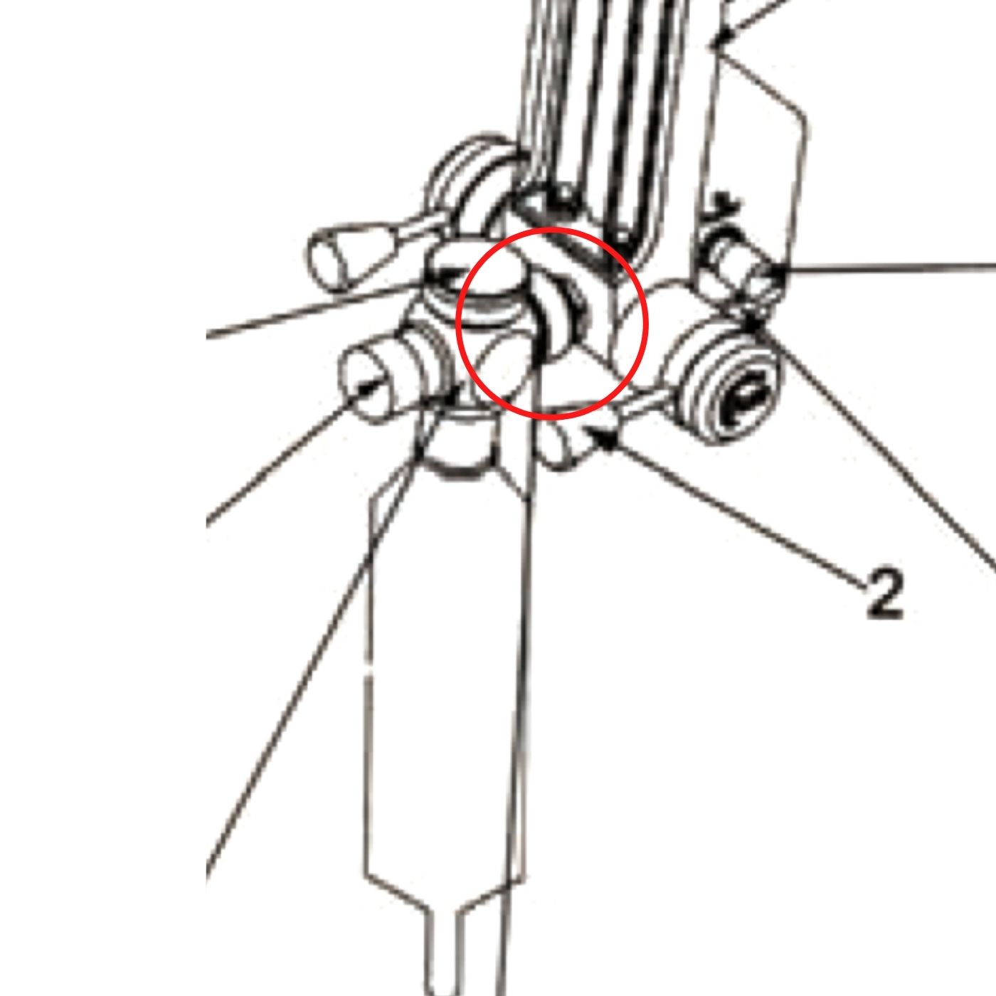 Porter PA-296-001 Viton Sealing Washer For Bag Tee - Image 2