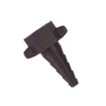 Precision Medical 0121 Disposable Tubing Nipple Black