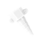 Precision Medical 0122 Disposable Tubing Nipple White
