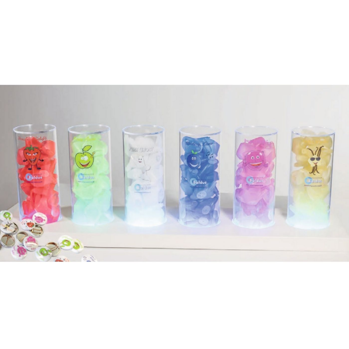 Baldus 16028-ABUB Adult Single-Use Inner Mask with Membrane Bouncing Bubblegum - Image 2