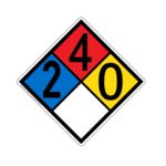DIAMOND HAZARD SIGN