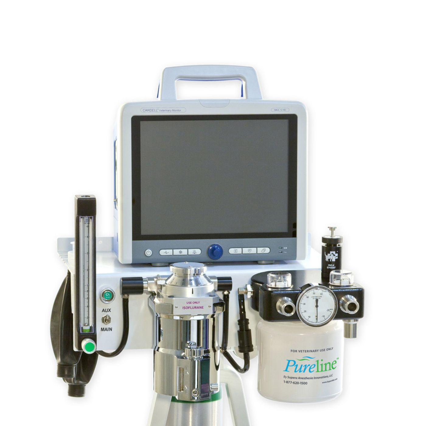 Supera Pureline® M6000 Rebreathing Mobile Anesthesia Machine With Free Oxygen - Image 3
