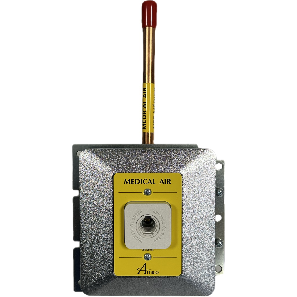 Amico O-PBWAL-U-AIR Medical Air Puritan-Bennett Complete Wall Outlet Assembly