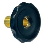 Superior BNH-341-3 CGA 580 Plastic Grip Hand Tight Fitting