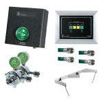 Belmed 2 O2 Cylinder Manifold System with Wall or Desk Alarm